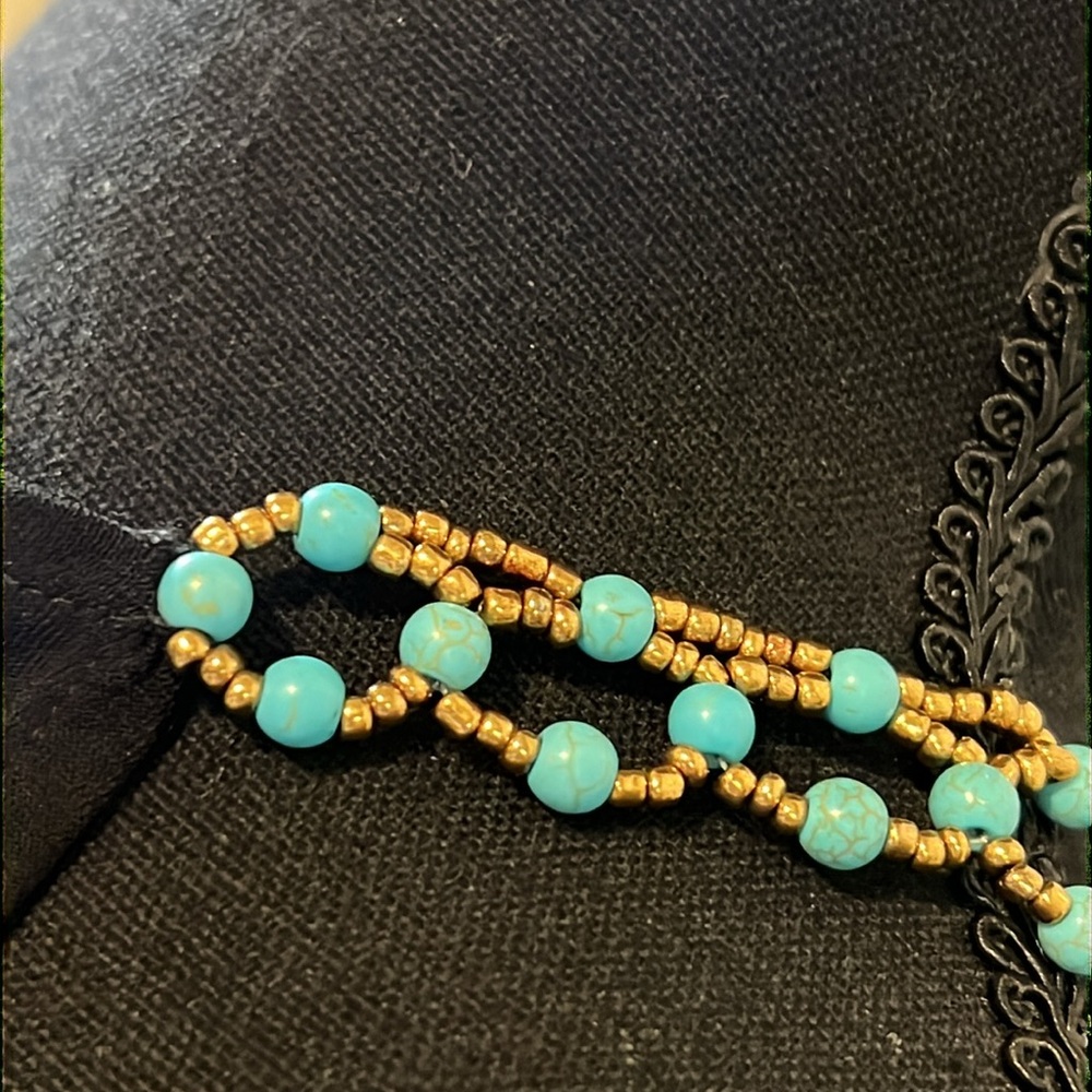 Marciano turquoise stone embellished top - Picture 6 of 6